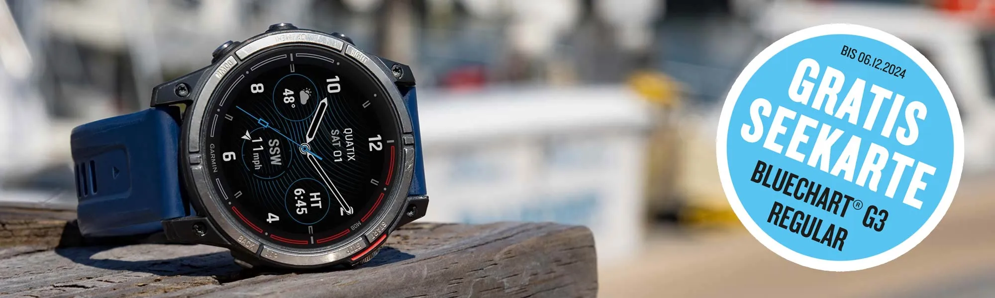 Top Angebot: GARMIN QUATIX 7 + Gratis Seekarte