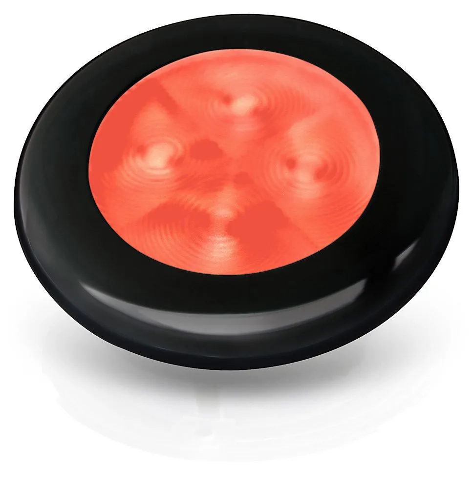 LED Leuchte Slim Line PVC Schwarz Rot