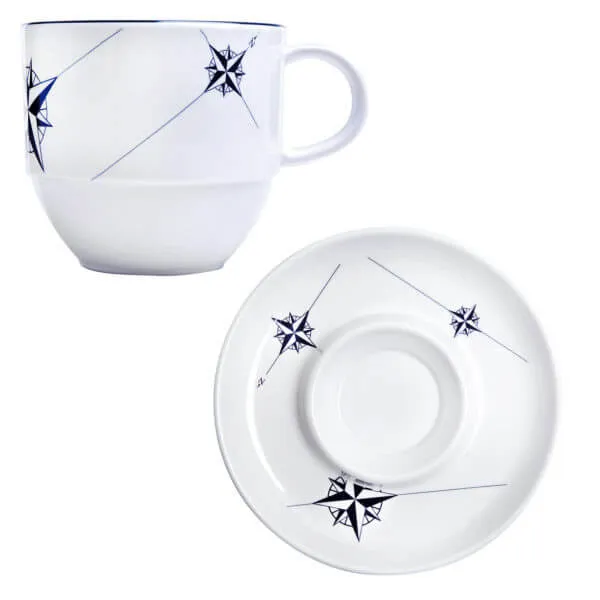 6er Set Kaffee- mit Untertasse Northwind
