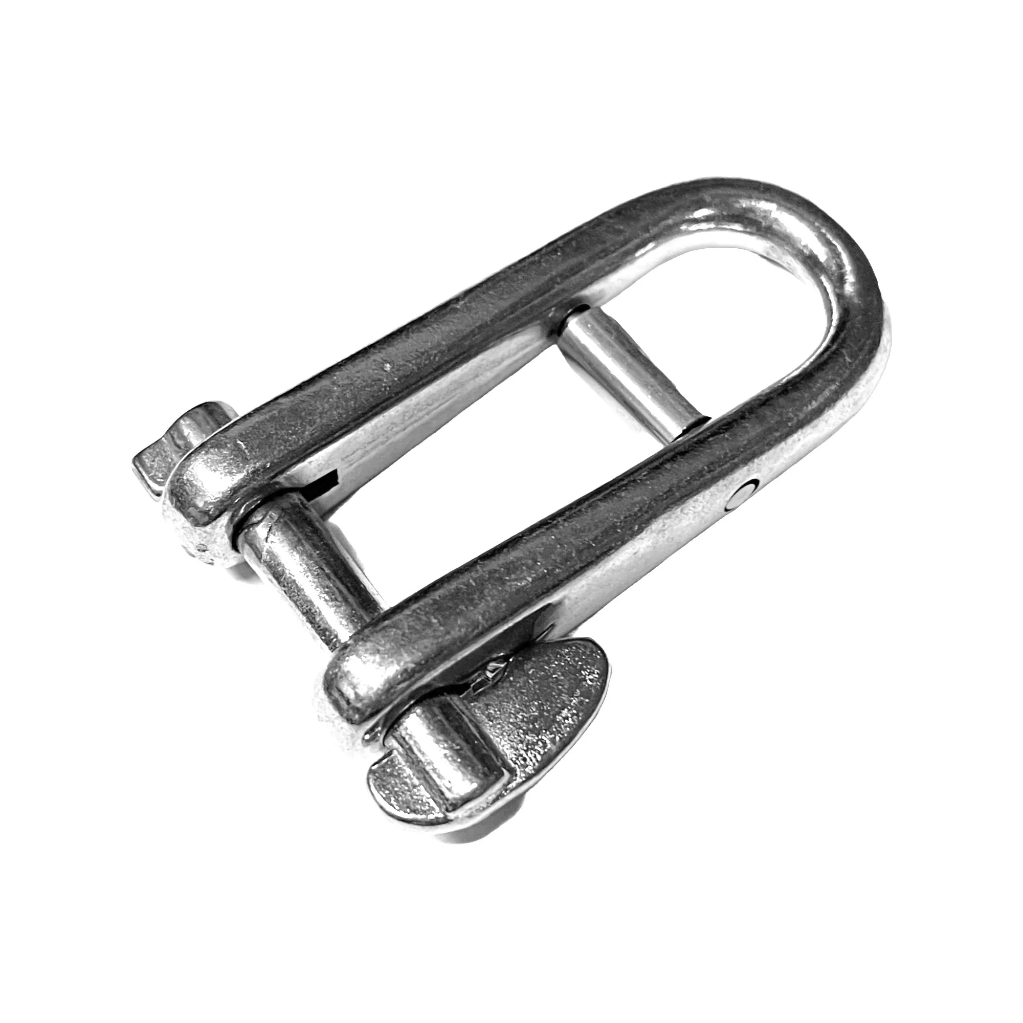 Niroschlüsselschäkel mit Steg Bolzen-Ø 5 mm