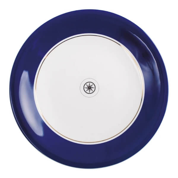 On Tour  Teller flach 265 mm Blue Harbour