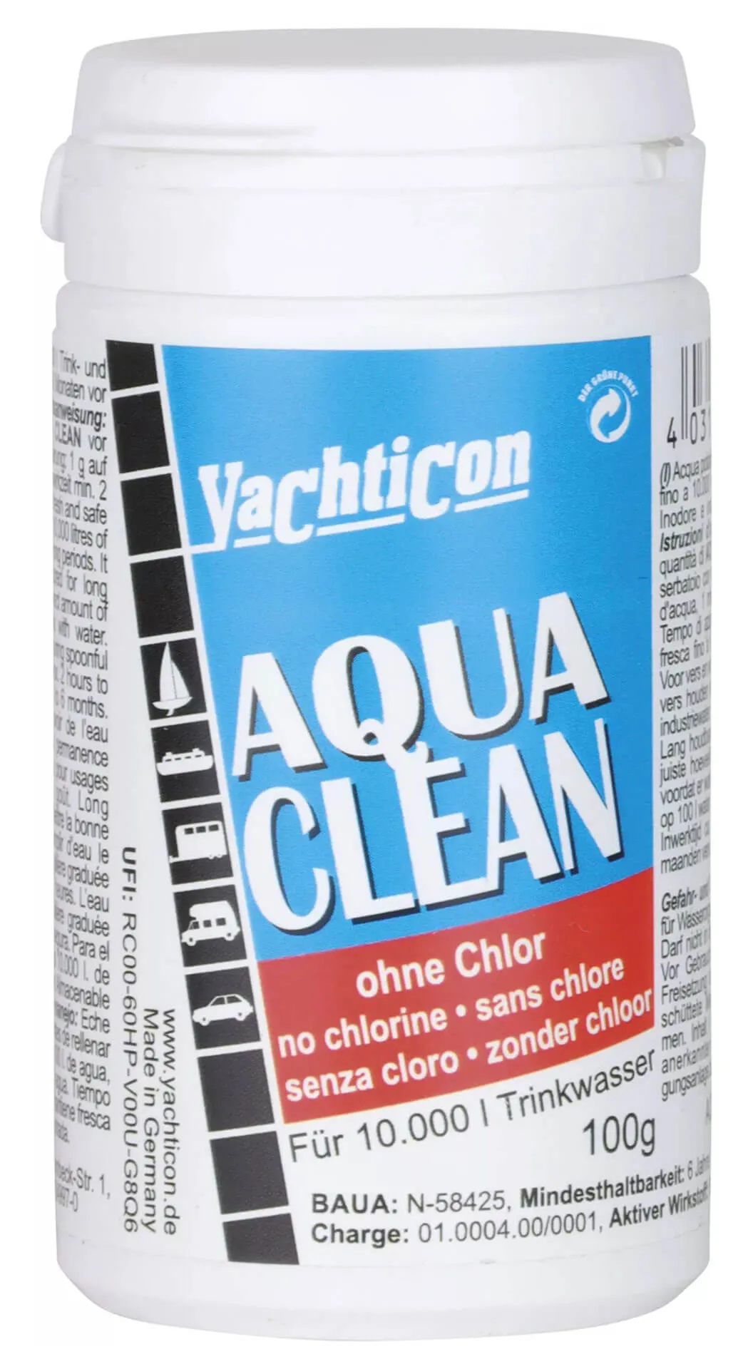 Aqua Clean ohne Chlor Pulver