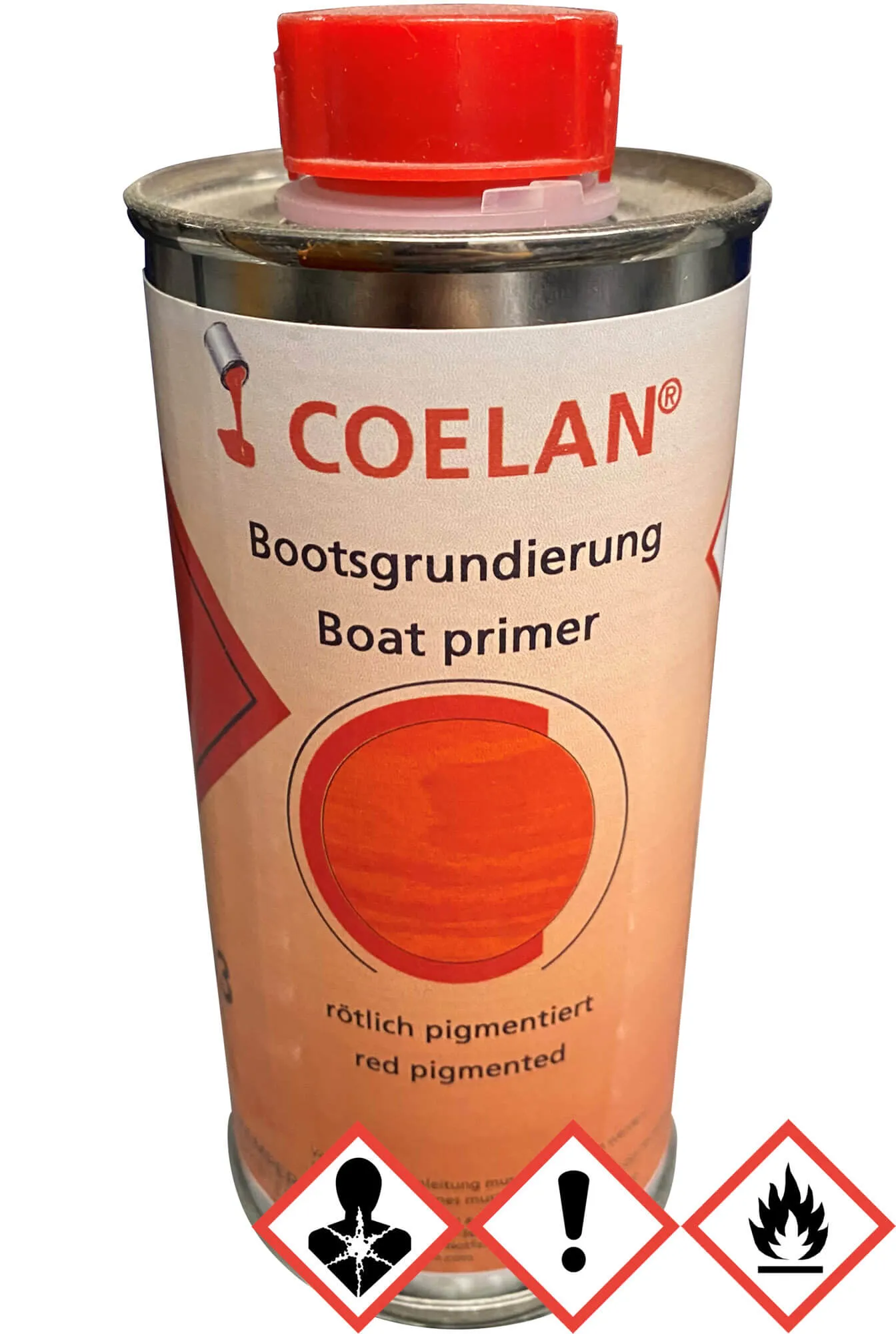 Bootsgrundierung Dose rötlich