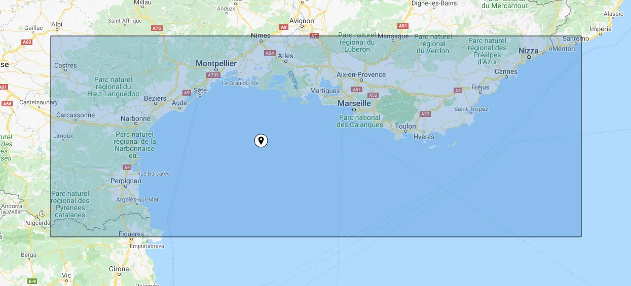 BlueChart G3 Vision small VEU466S Golfe Du Lion to San Remo