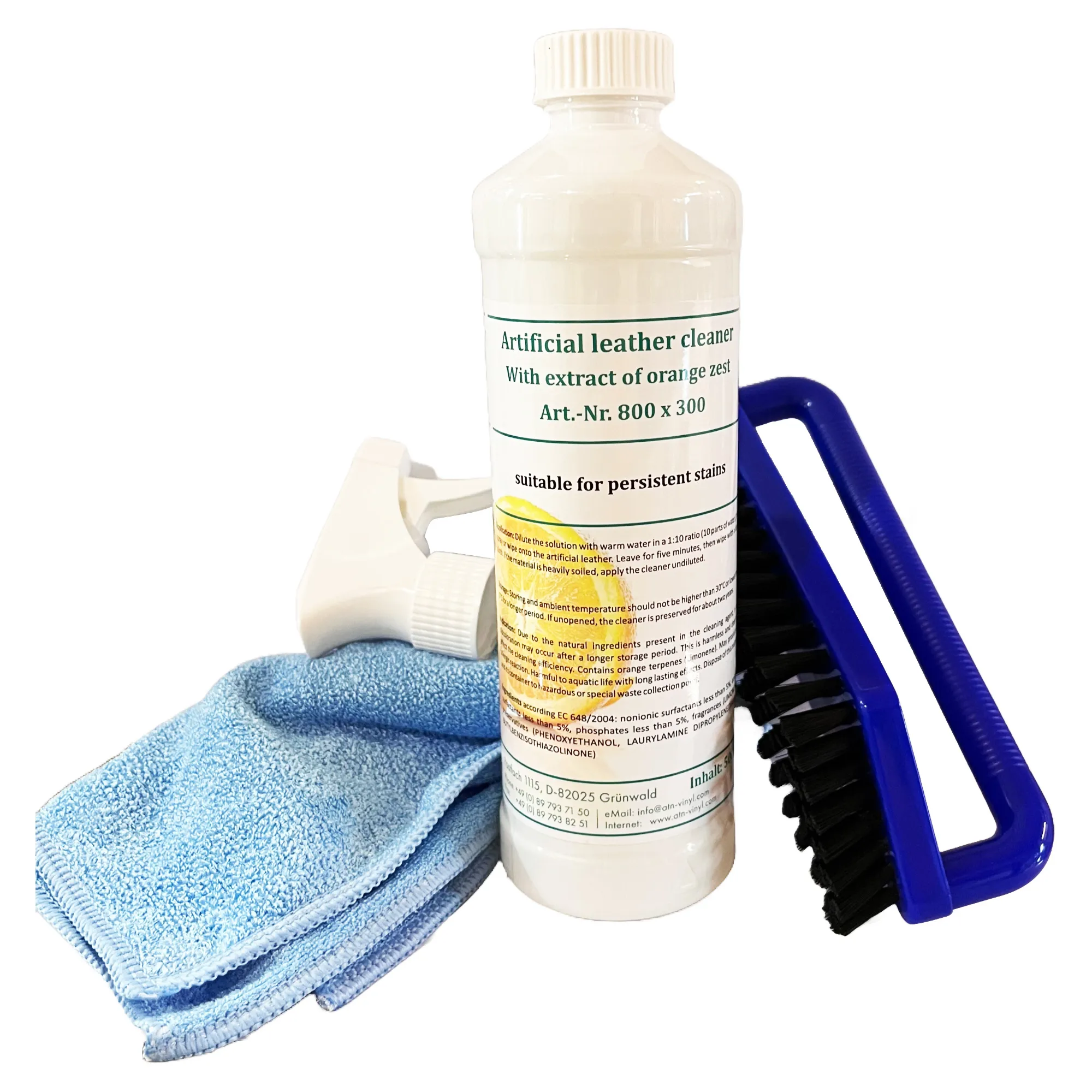 Kunstleder Reinigungsset Inhalt 500 ml