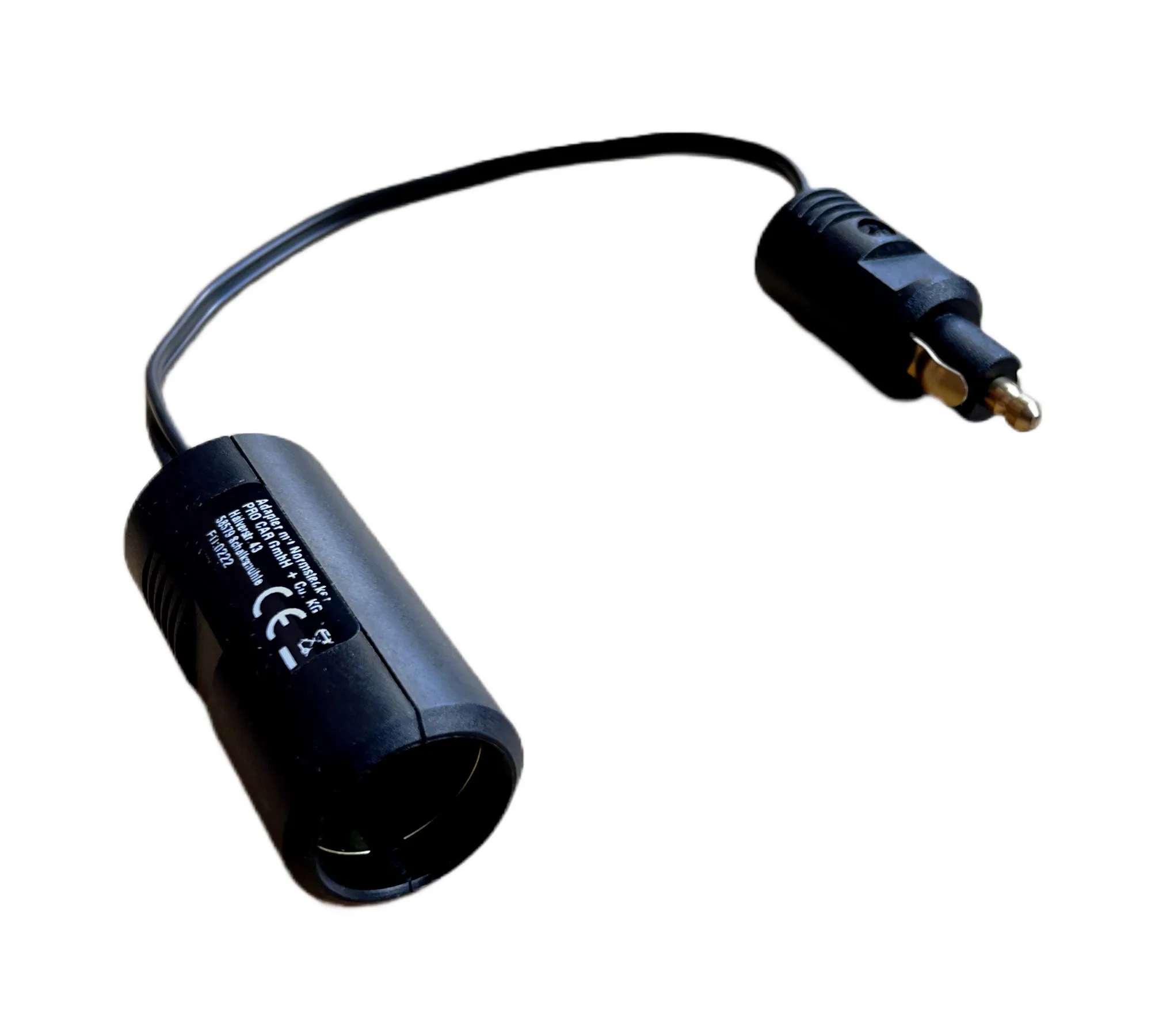 Kabelverlängerung (1 x Dose groß, 1 x Stecker klein)
