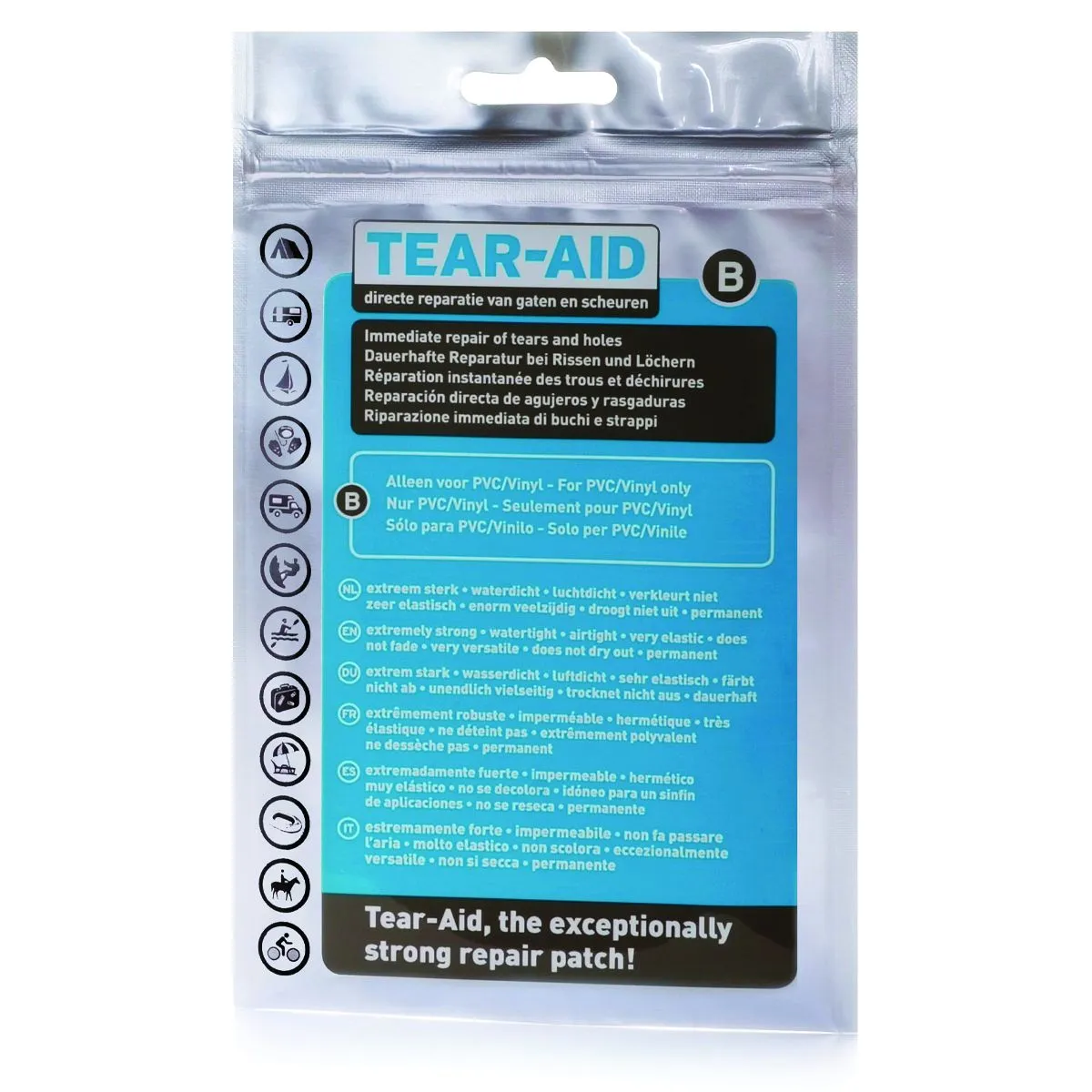 Reparaturset Tear-Aid nur für PVC