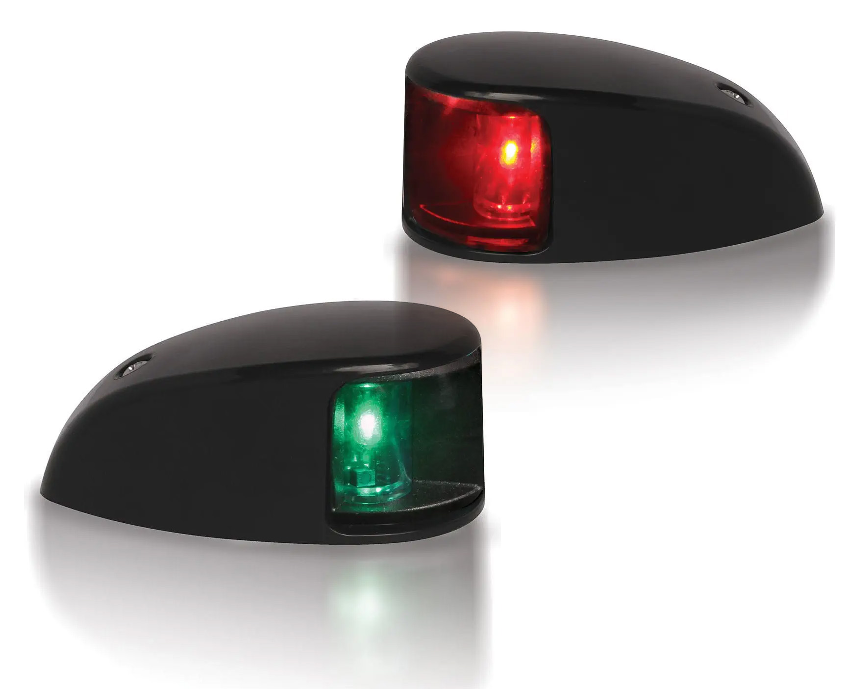 Positionsleuchte LED Schwarz Steuerbord- und Backbord liegend
