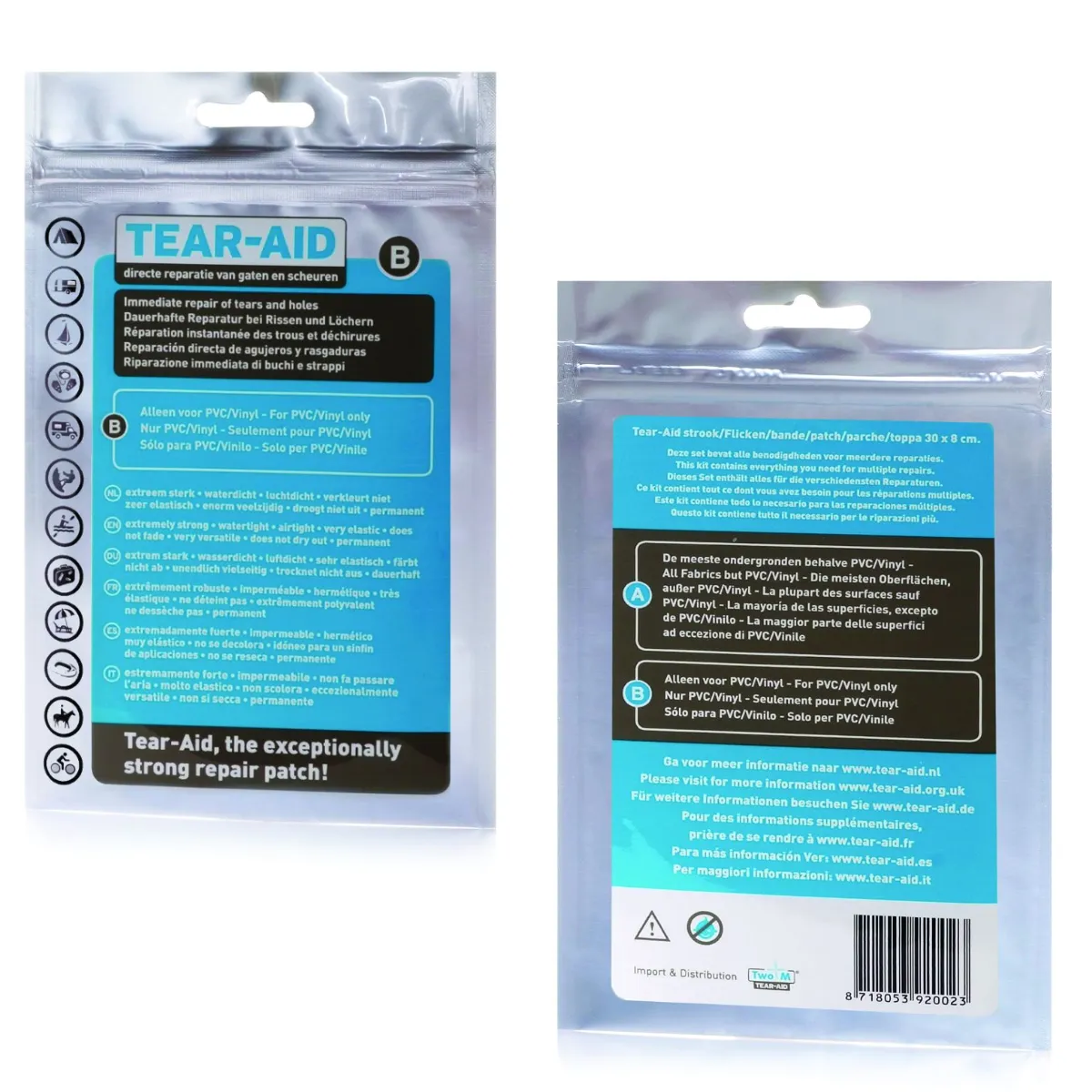 Reparaturset Tear-Aid nur für PVC