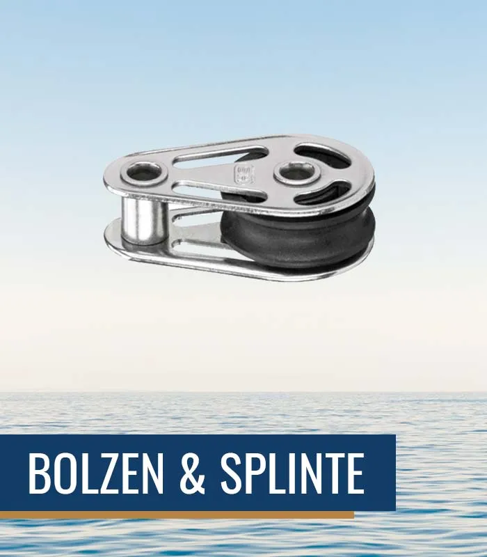 Bolzen und Splinte für ihr Boot