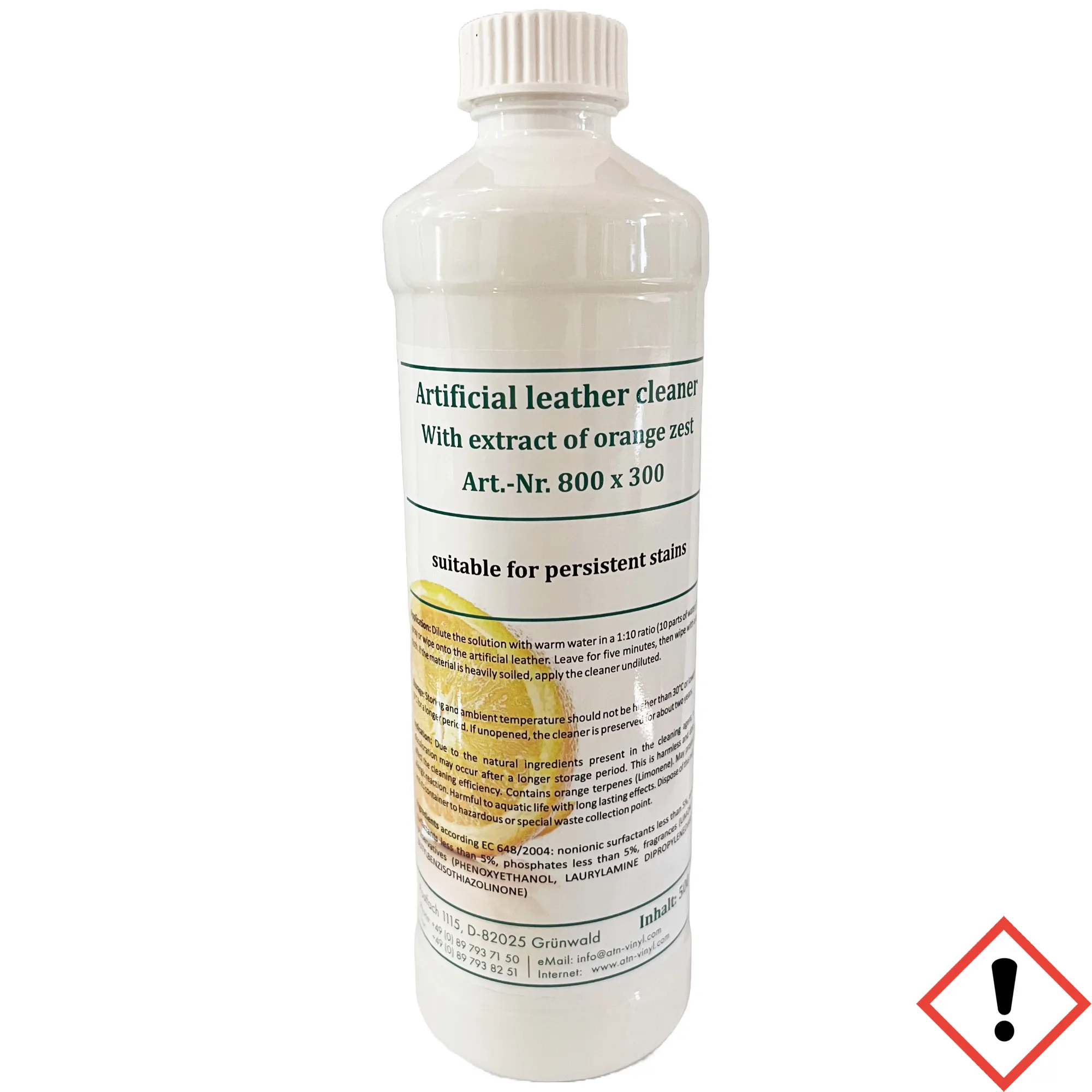 Kunstleder Reinigungsset Inhalt 500 ml