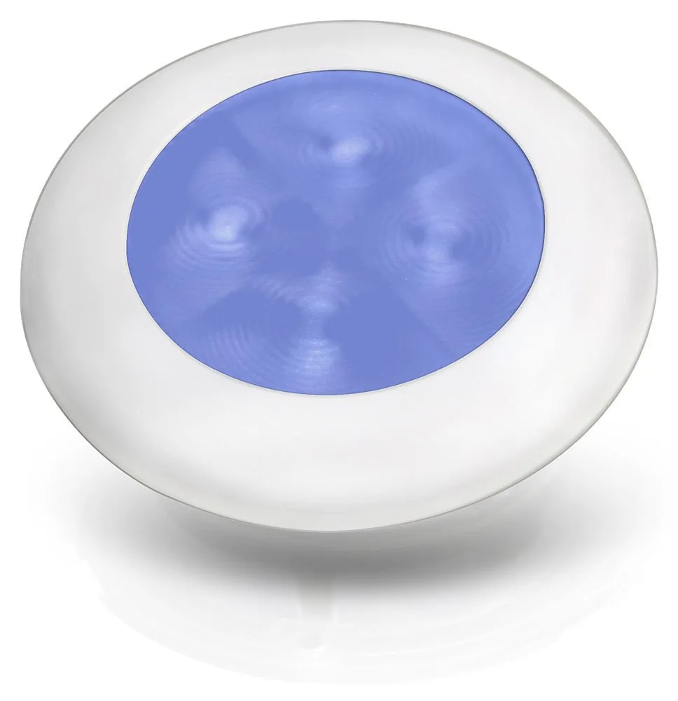 LED Leuchte Slim Line PVC Weiß Blau