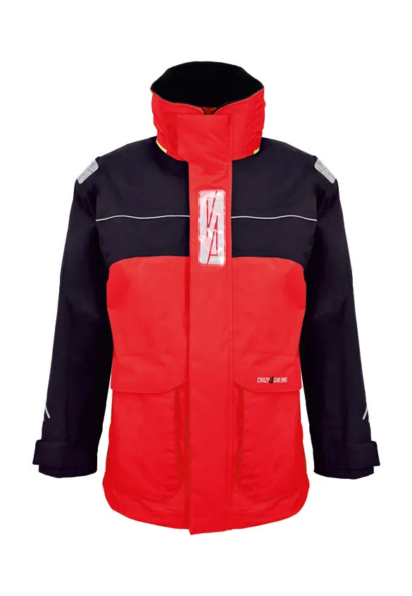 Segeljacke Bergen II Rot/Carbon L