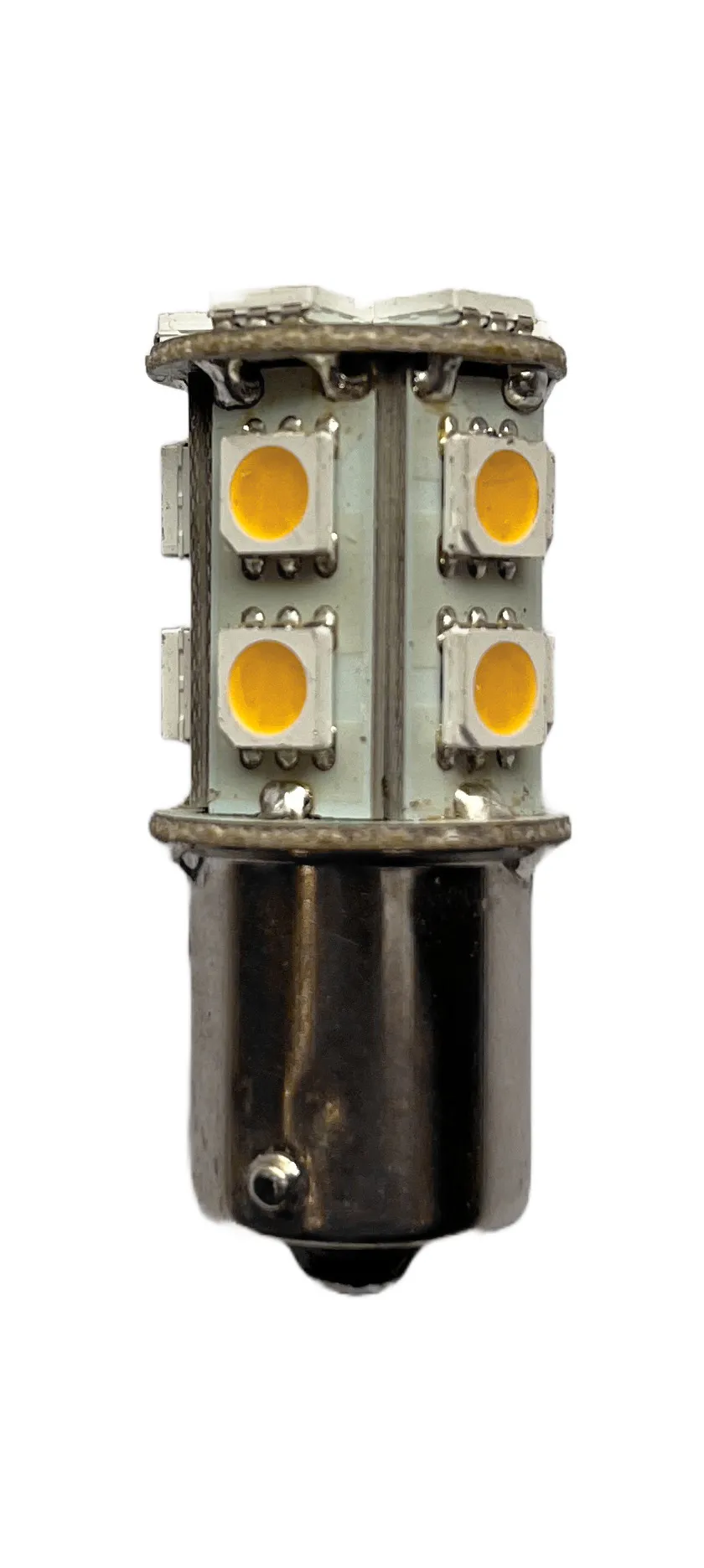 LED Sockellampe multivolt 12 Dioden/BaY15d