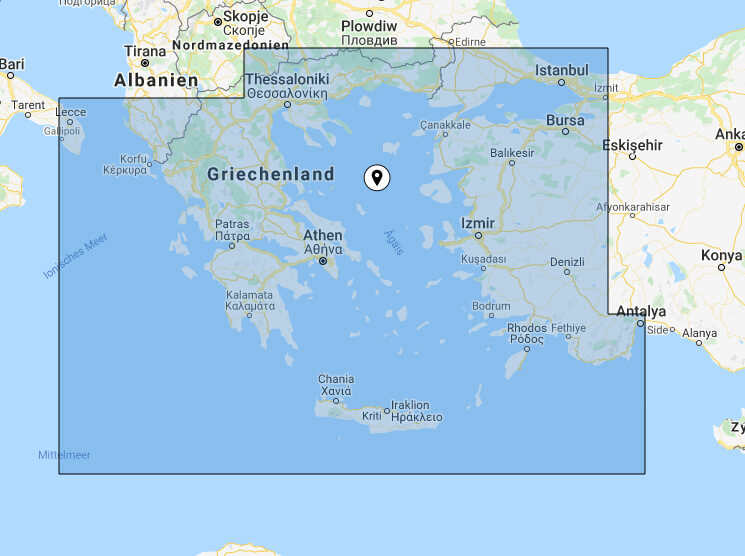 BlueChart G3 regular HXEU015R Aegean Sea & Sea of Marmara