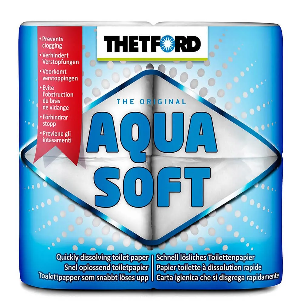 Aqua Soft Toilettenpapier 4 Rollen