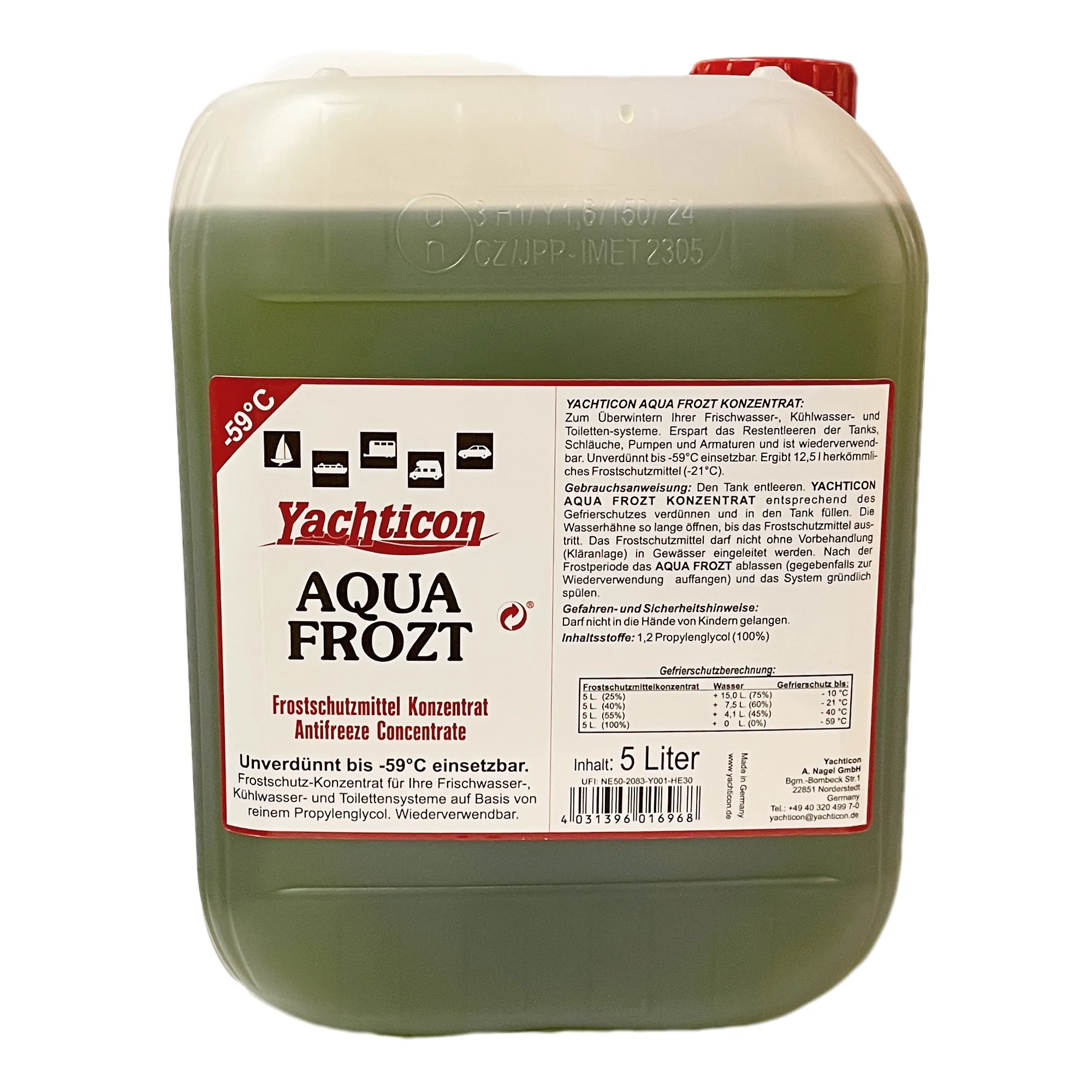 Aqua Frozt Frostschutzkonzentrat  5l 