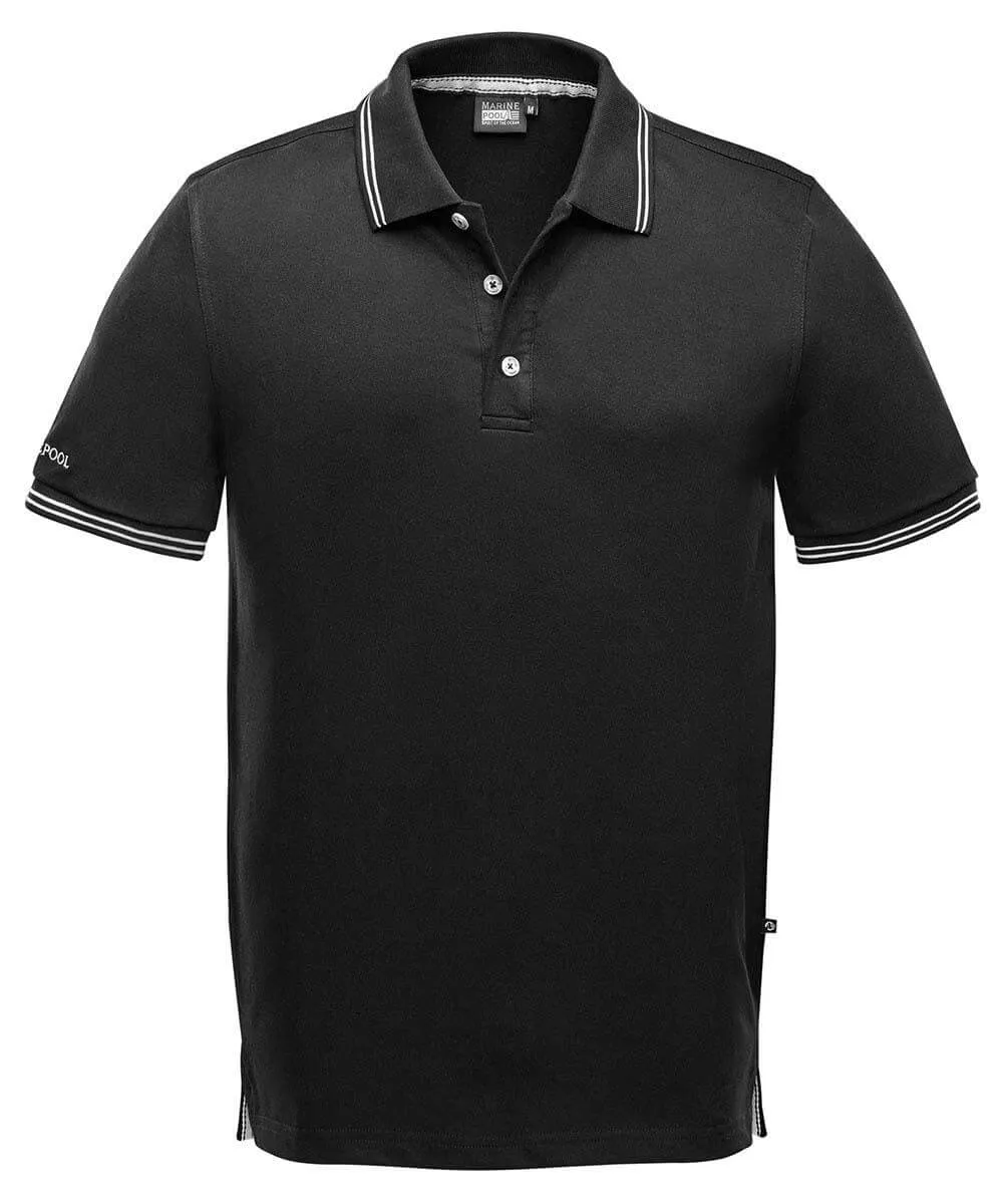 Herrenpolo Dragon Schwarz 3XL