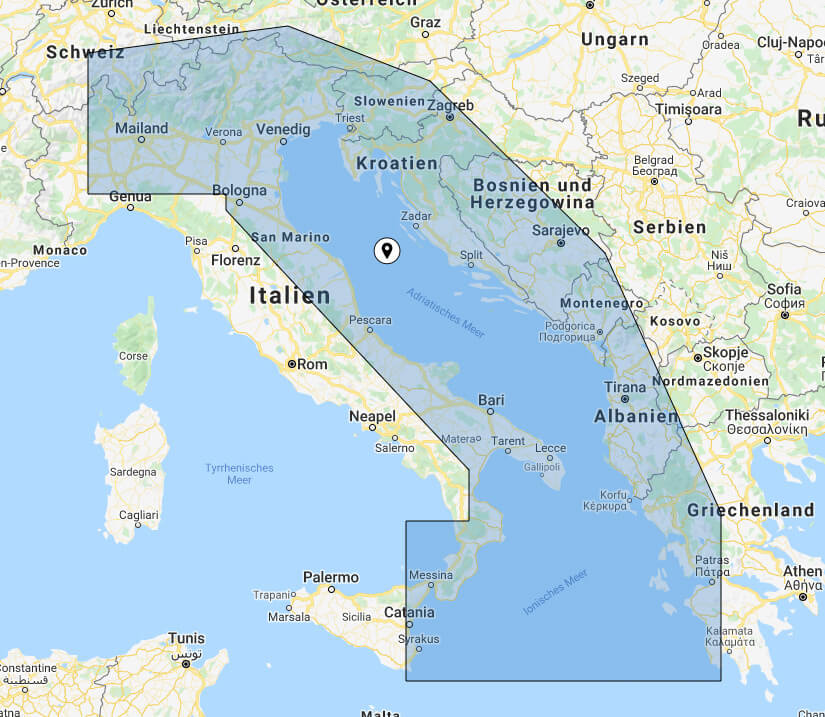 BlueChart G3 regular HXEU014R Adriatic Sea