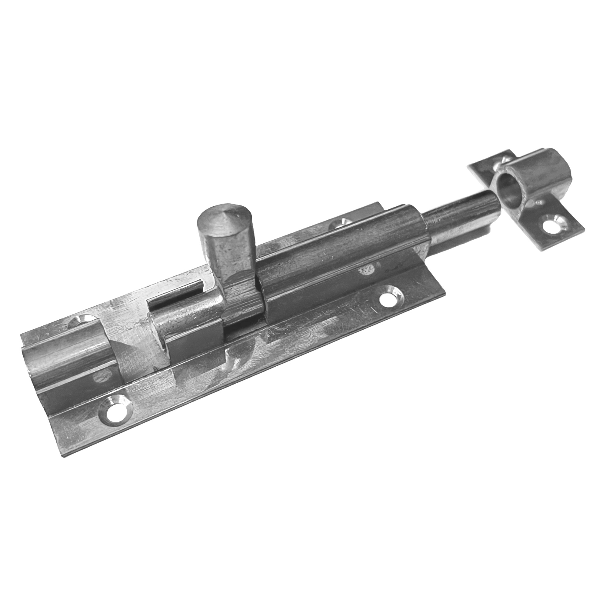 Bolzenriegel Messing MS verchromt 70 mm