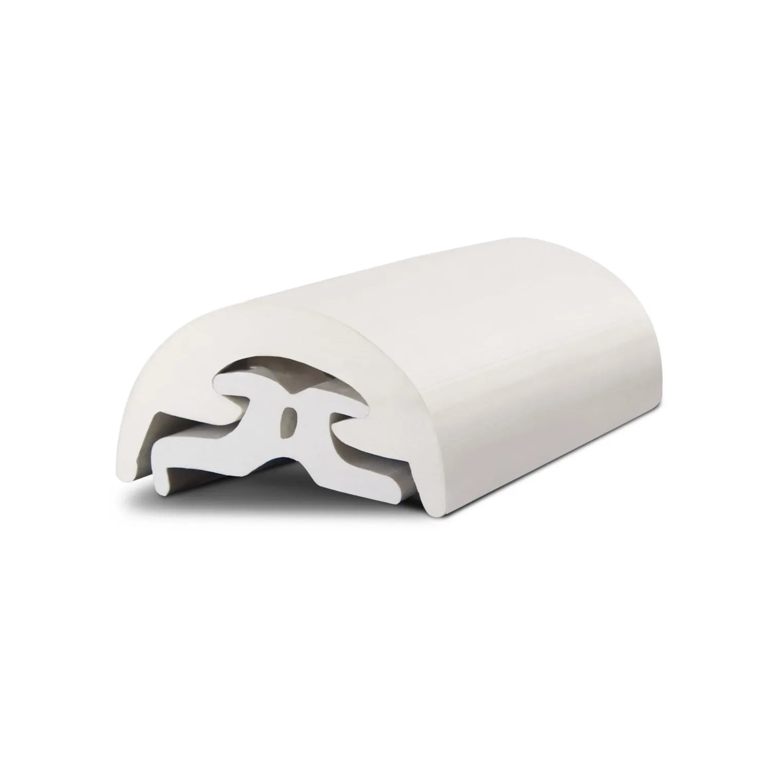 Außenprofil 40 mm breit Scheuerprofil Radial gebr. weiß