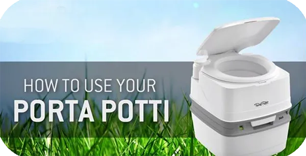 Wie wird ein Porta Potti angewendet