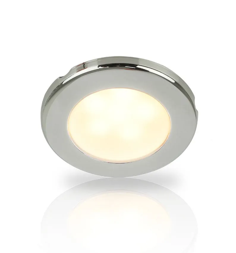 EuroLED Innenleuchte 75 Licht Warmweiß Rahmen Edelstahl