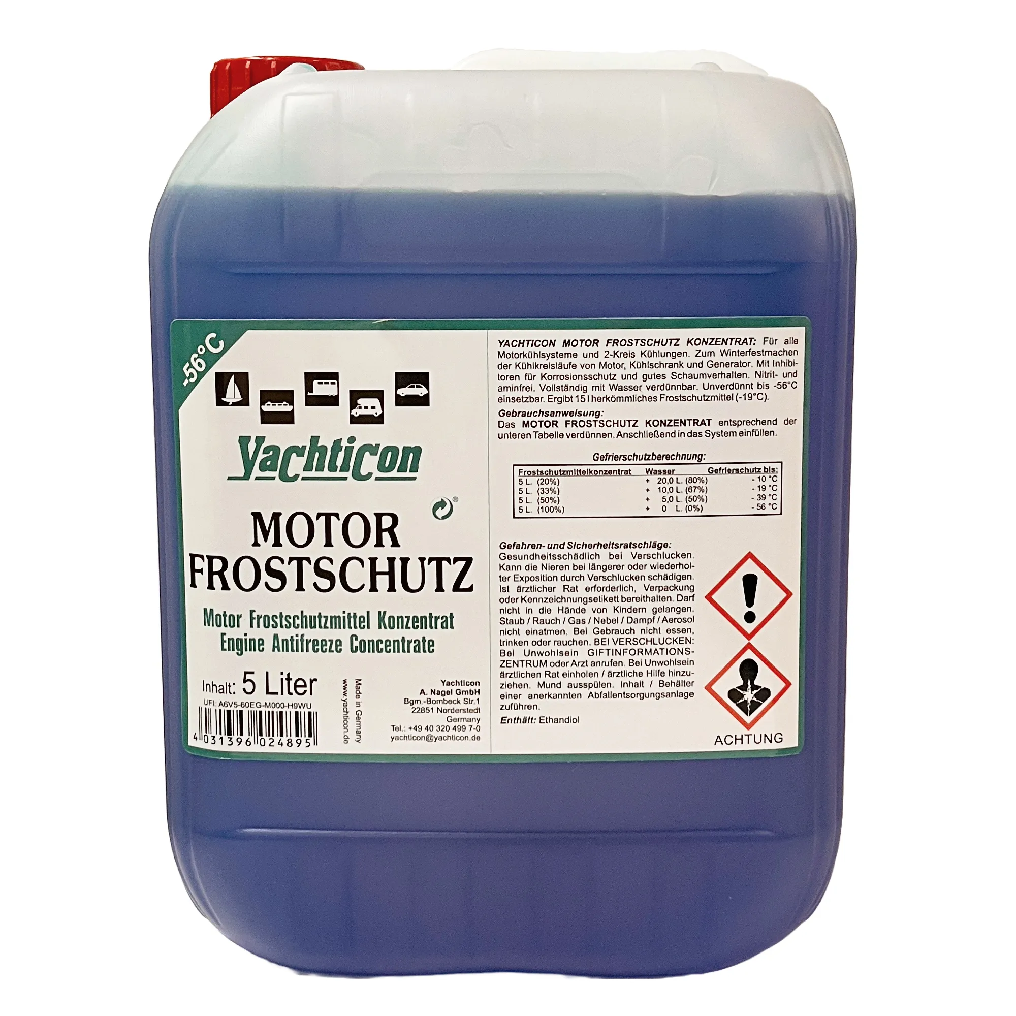 Motor Frostschutz Konzentrat 5000 ml