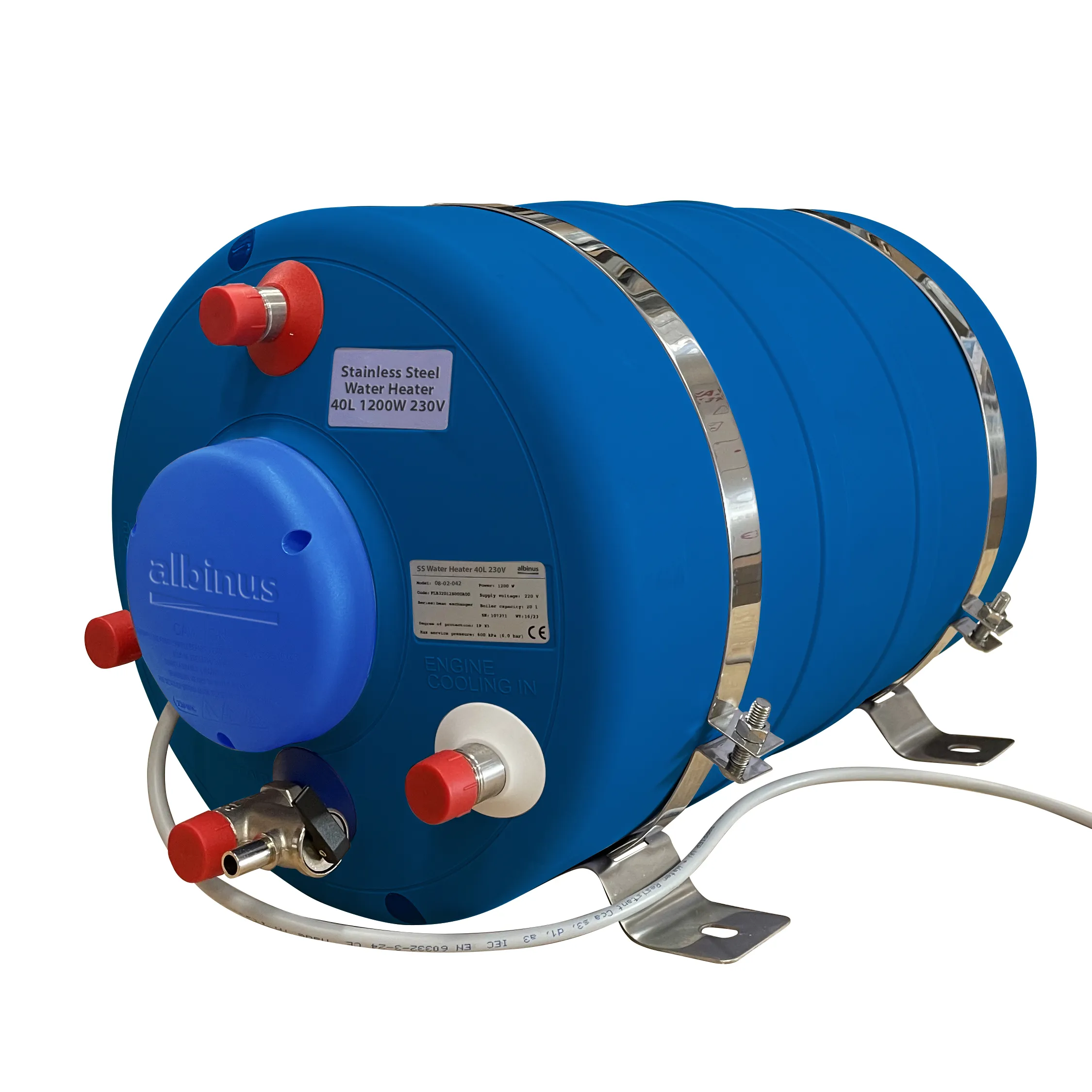 Edelstahl Boiler 40 L