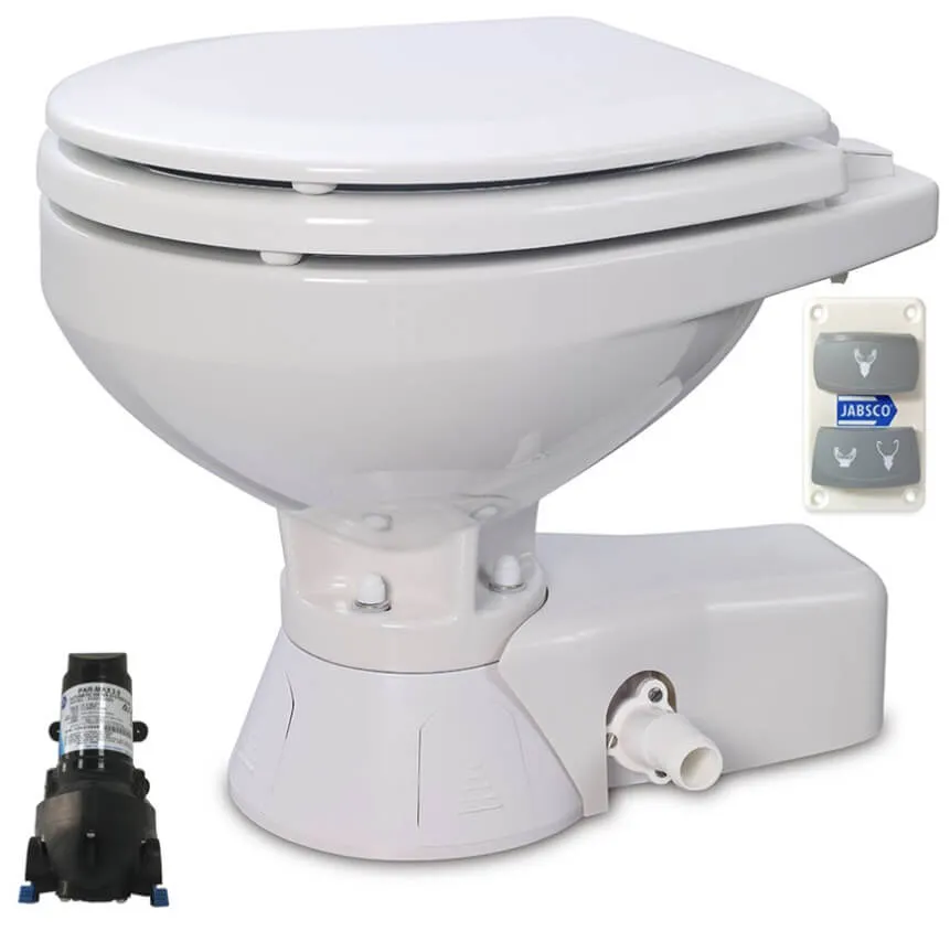 Toilette mit Elektropumpe See Compact