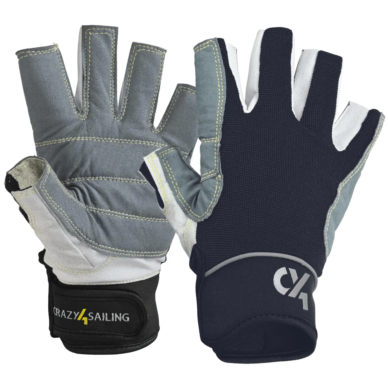 Segelhandschuhe C4S fünf Finger offen XXL