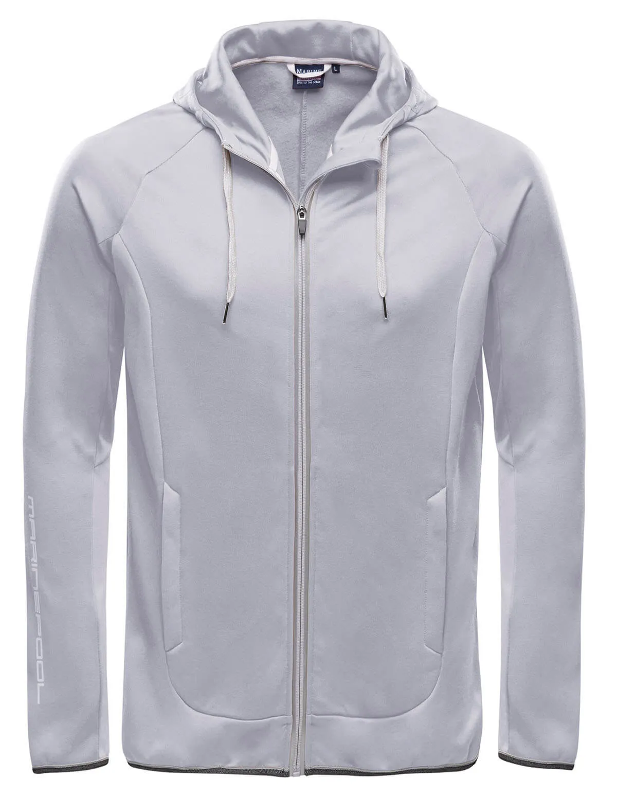 Pit Jacket Hoodie Men Eisgrau XL