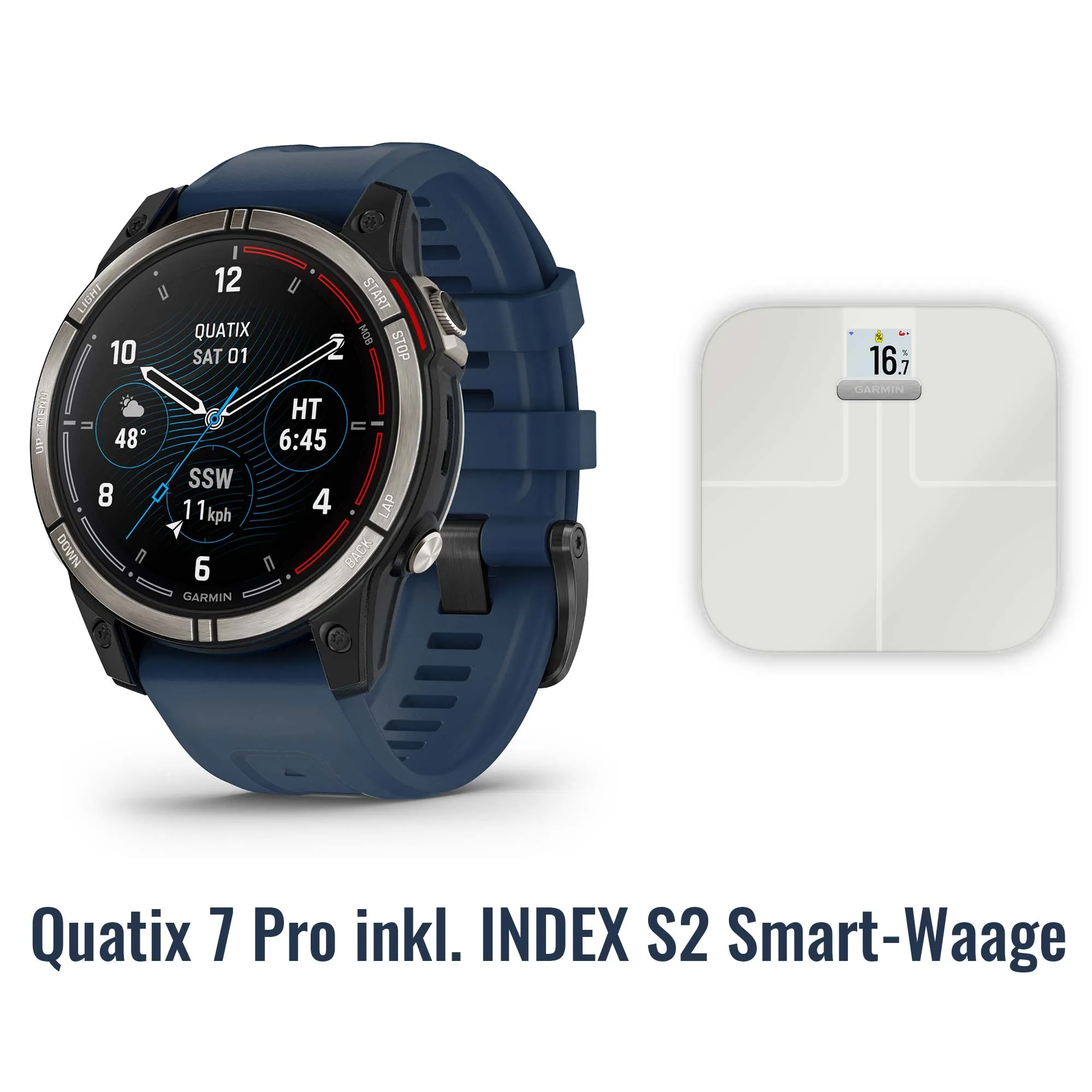 Quatix 7 Pro inkl. INDEX S2 Smart-Waage