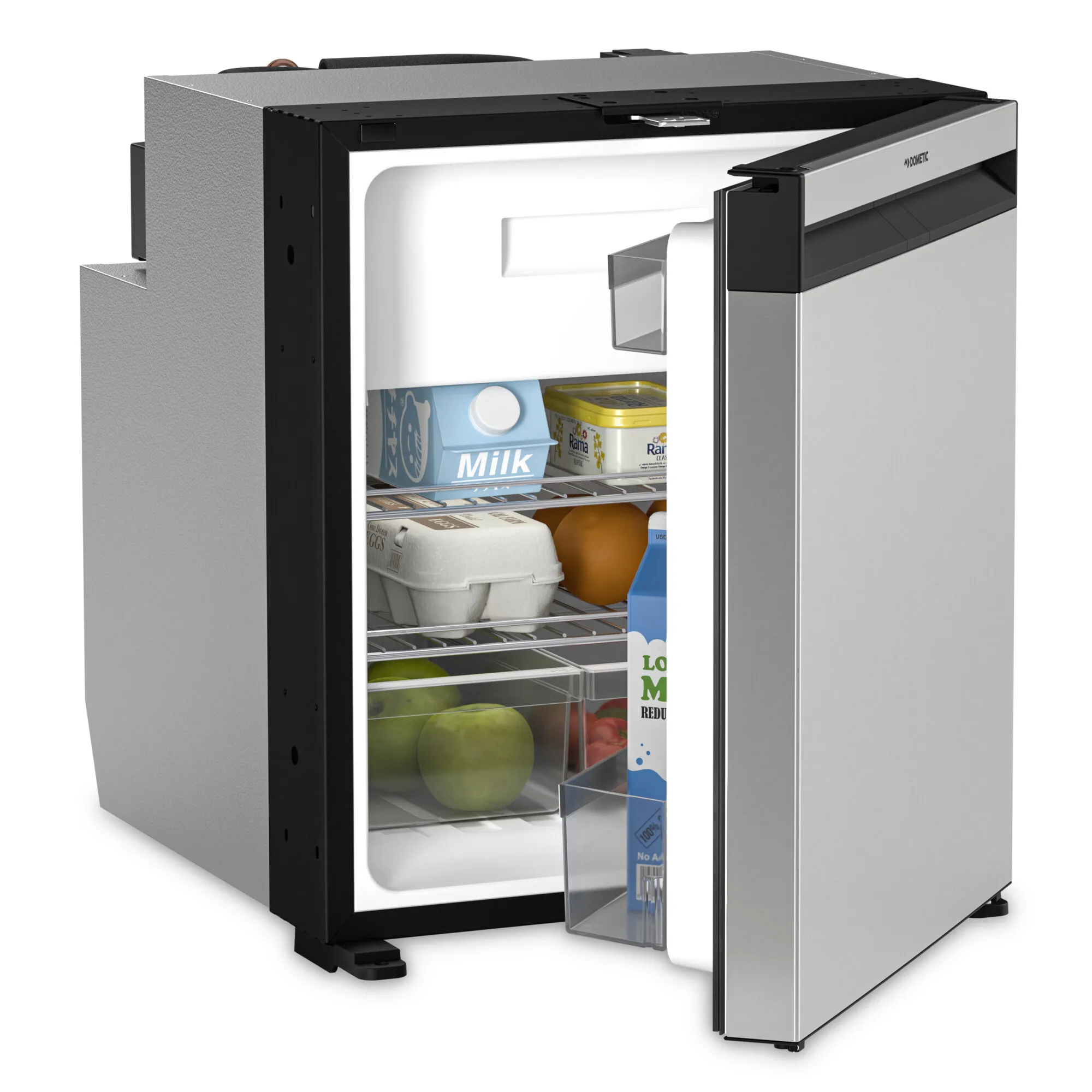 Kühlschrank Coolmatic NRX-60S rahmenlos in Edelstahlverkleidung