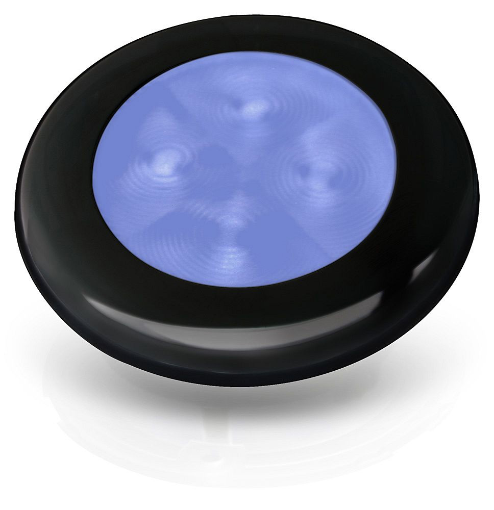 LED Leuchte Slim Line PVC Schwarz Blau