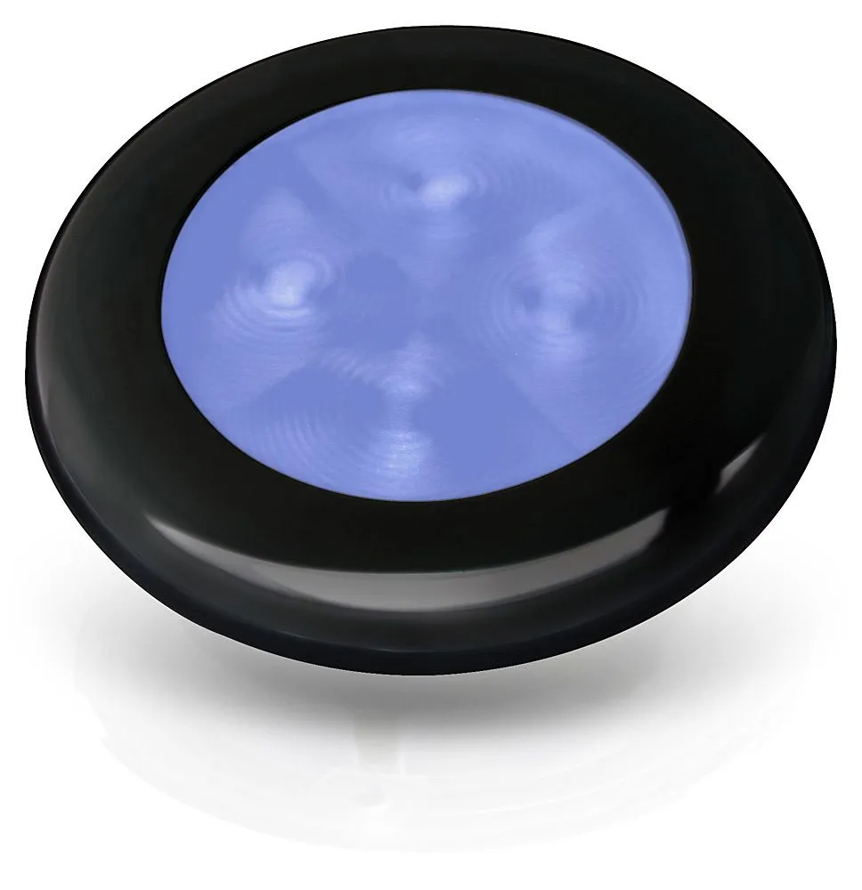 LED Leuchte Slim Line PVC Schwarz Blau