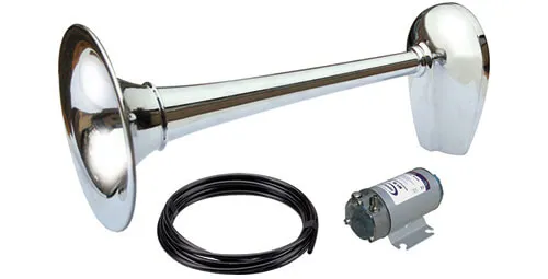 Kompressor Horn verchromt-Marco