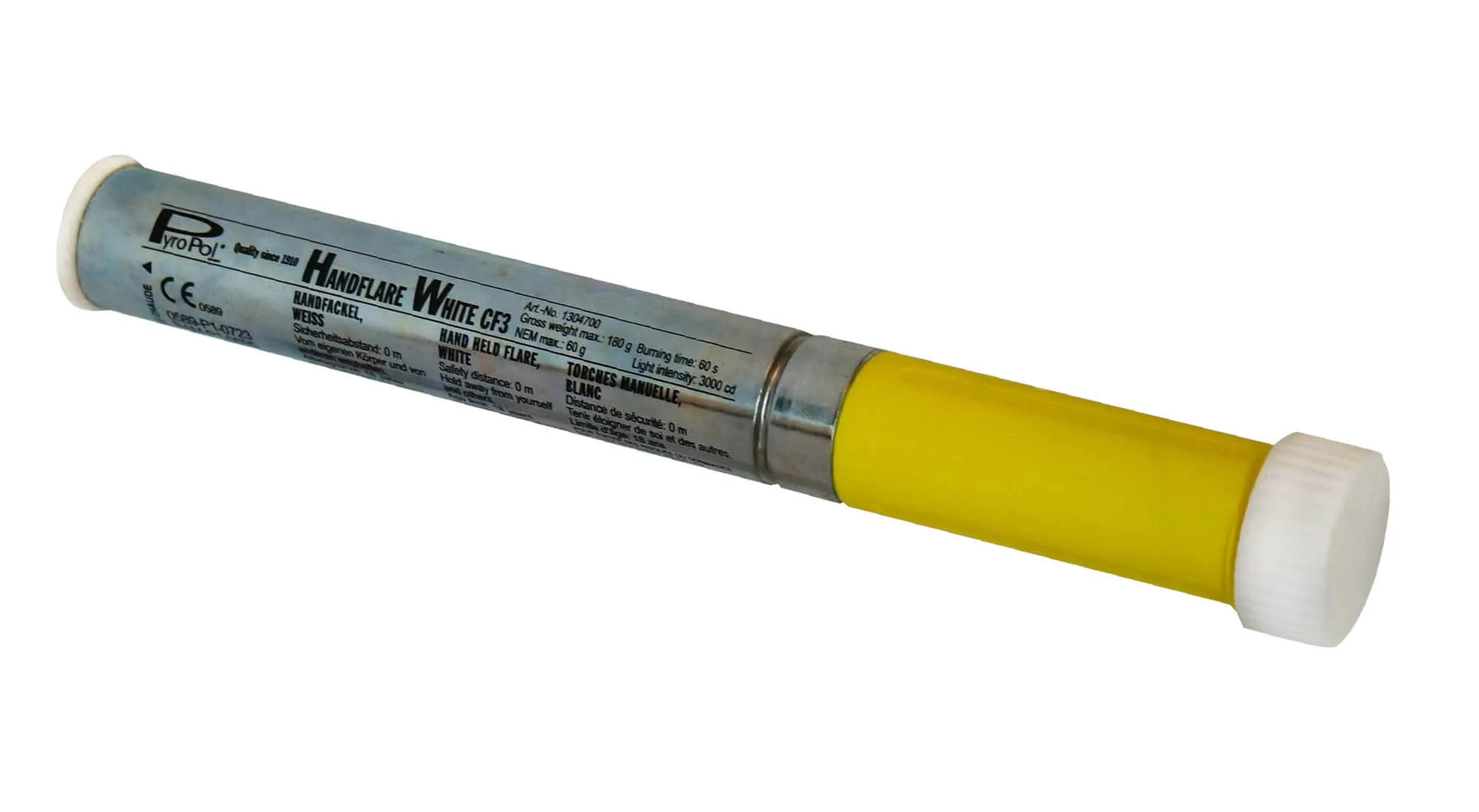 Handfackel weiß Pyropol