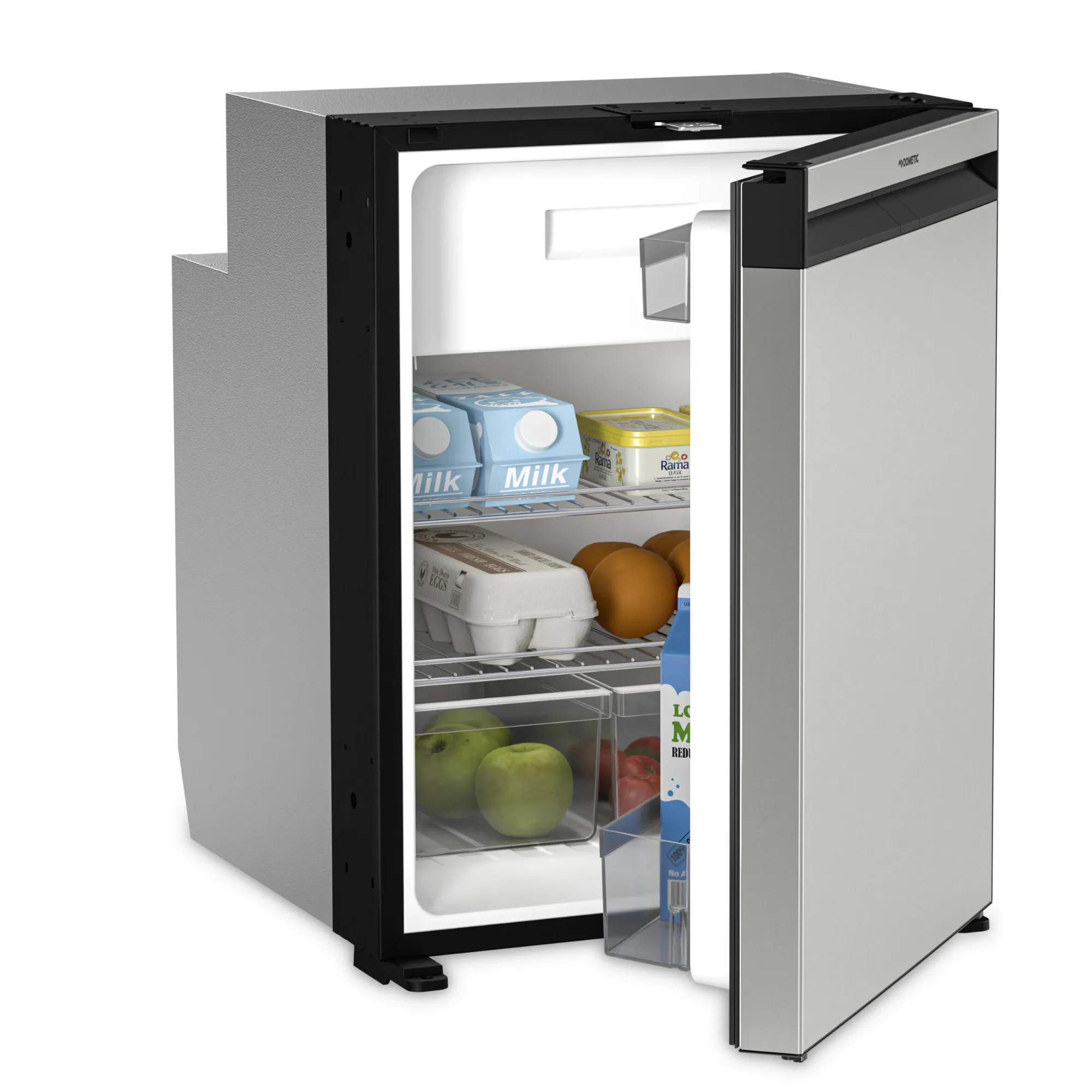 Kühlschrank CoolMatic NRX-80S rahmenlos mit Edelstahlverkleidung
