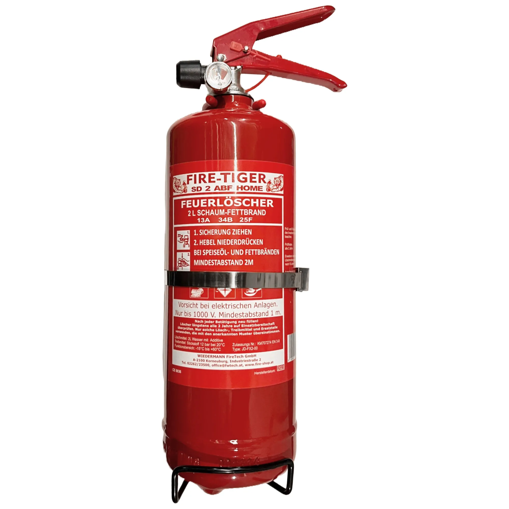 Feuerlöscher 2 kg (Schaum)