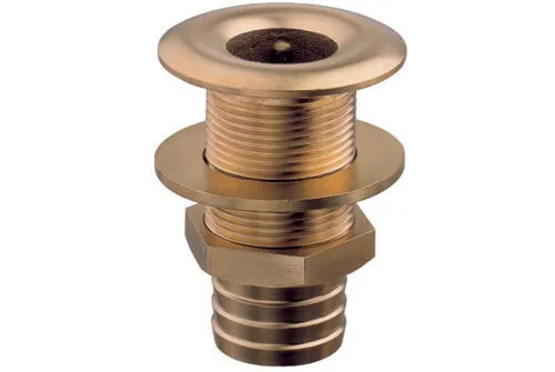 Borddurchlass Messing mit Schlauchanschluss Gewinde-Ø 5/4" Schlauch-Ø 40 mm