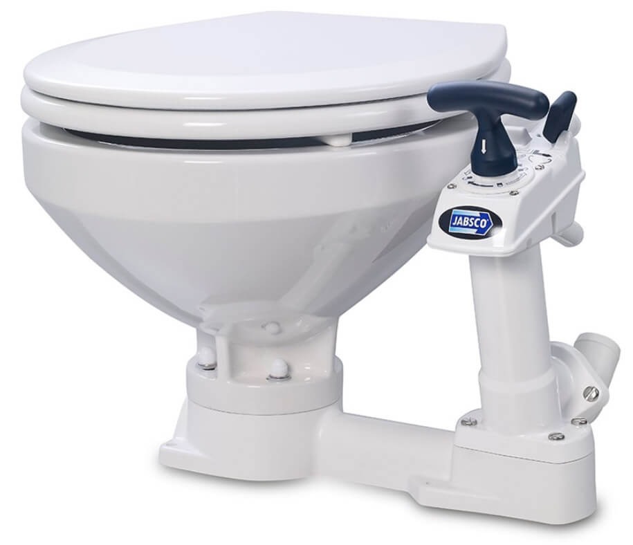 Toilette mit Handpumpe Regular