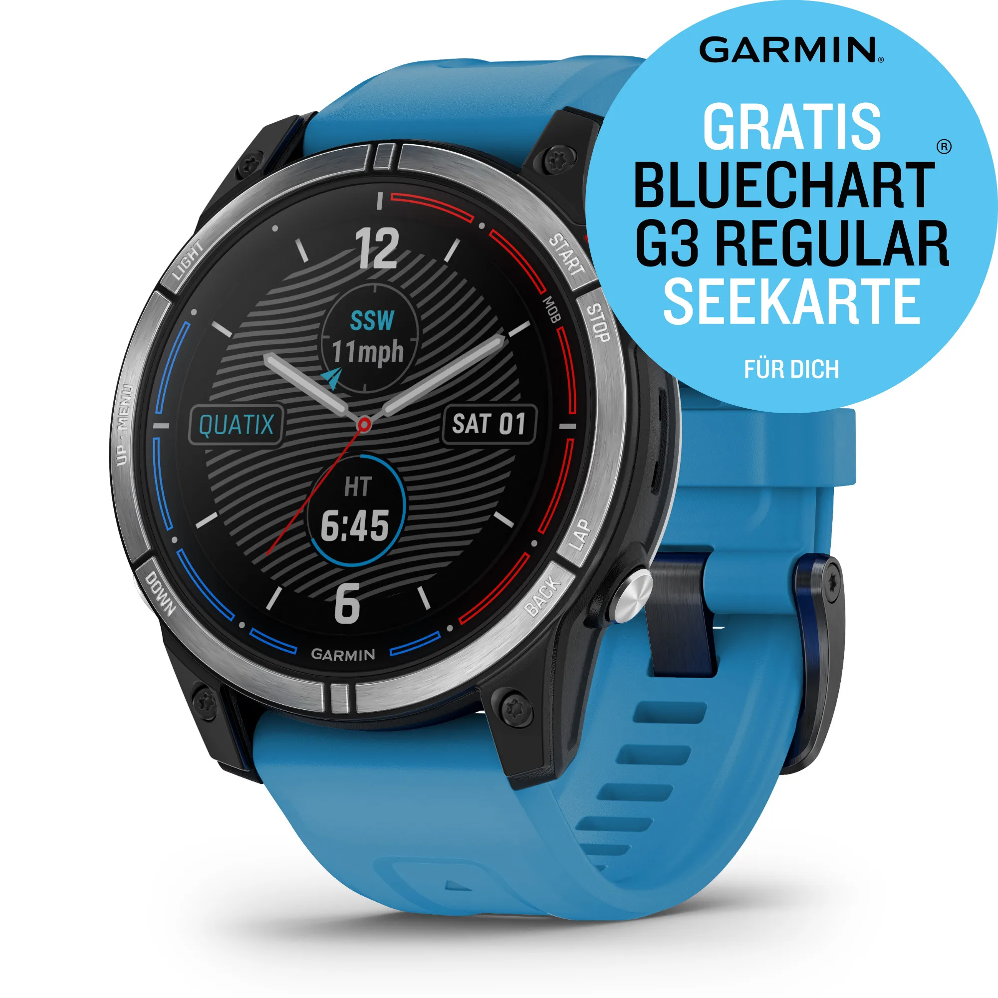 Quatix 7 Standard + Gratis Bluechart G3 Regular Karte