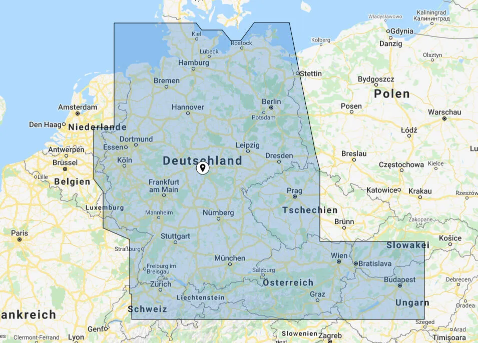 BlueChart G3 regular HXEU060R Germany Lakes and Rivers
