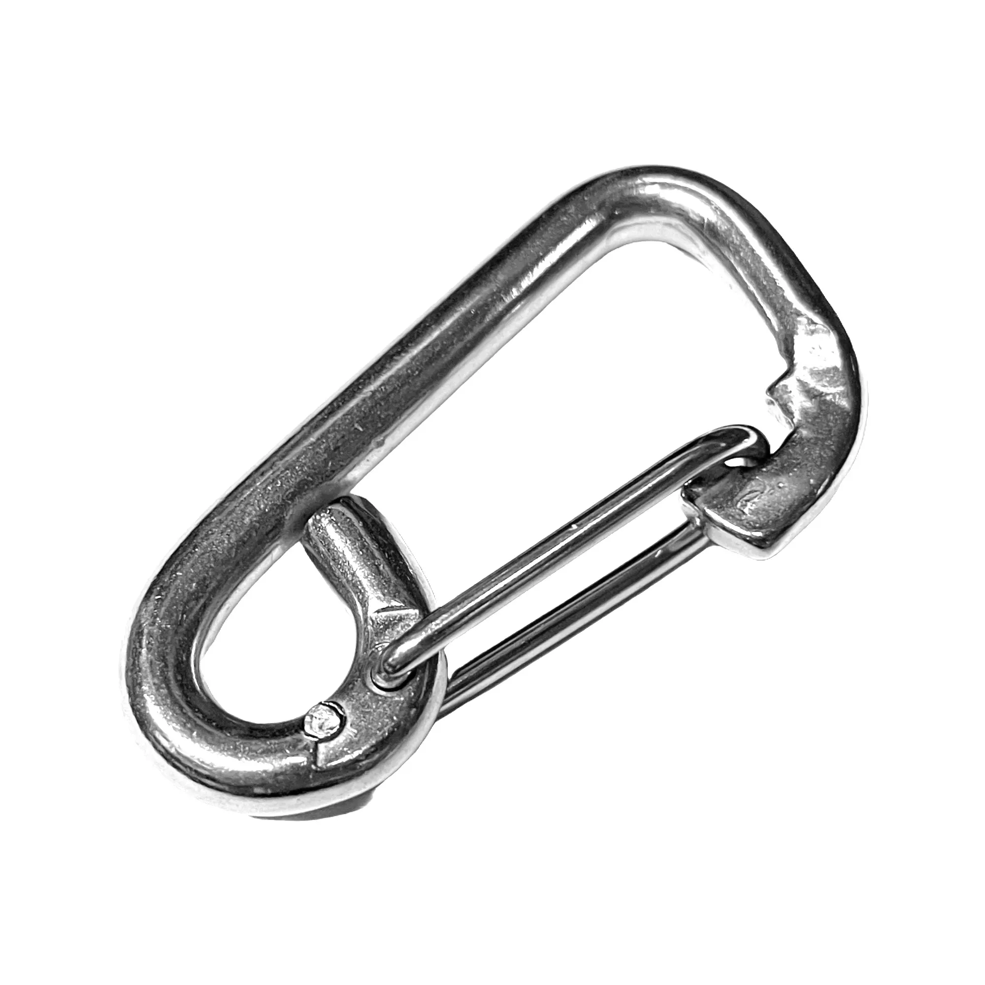 Nirokarabiner mit selbstsicherndem Bügel Bolzen-Ø 8 mm