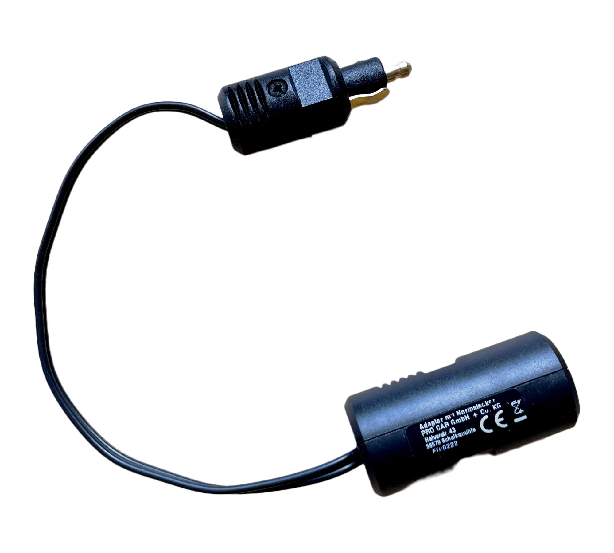 Kabelverlängerung (1 x Dose groß, 1 x Stecker klein)