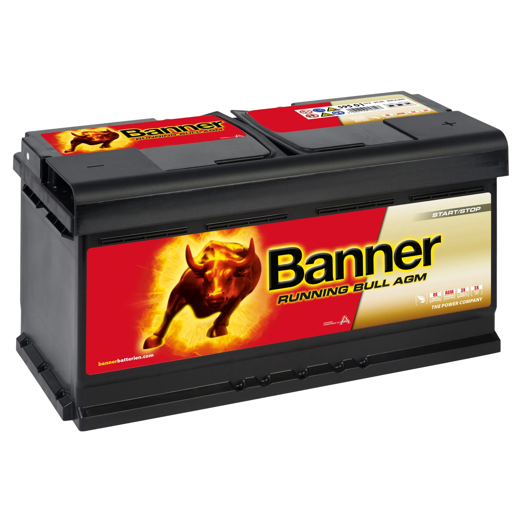 Running Bull AGM Batterie 95 Ah