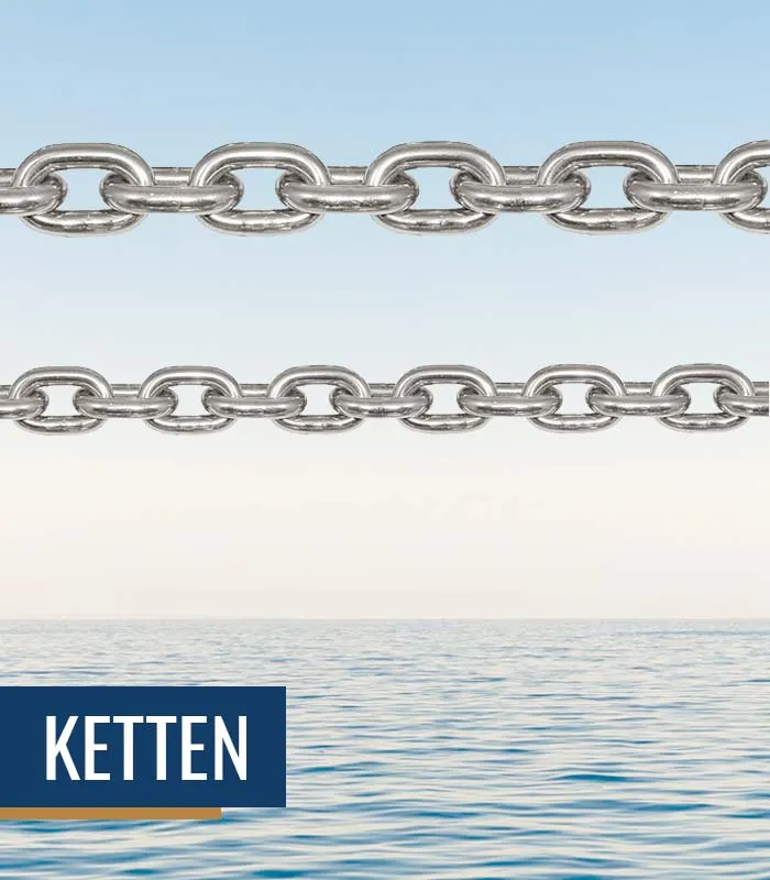 Ketten und Ankerleinen - auch im Zuschnitt