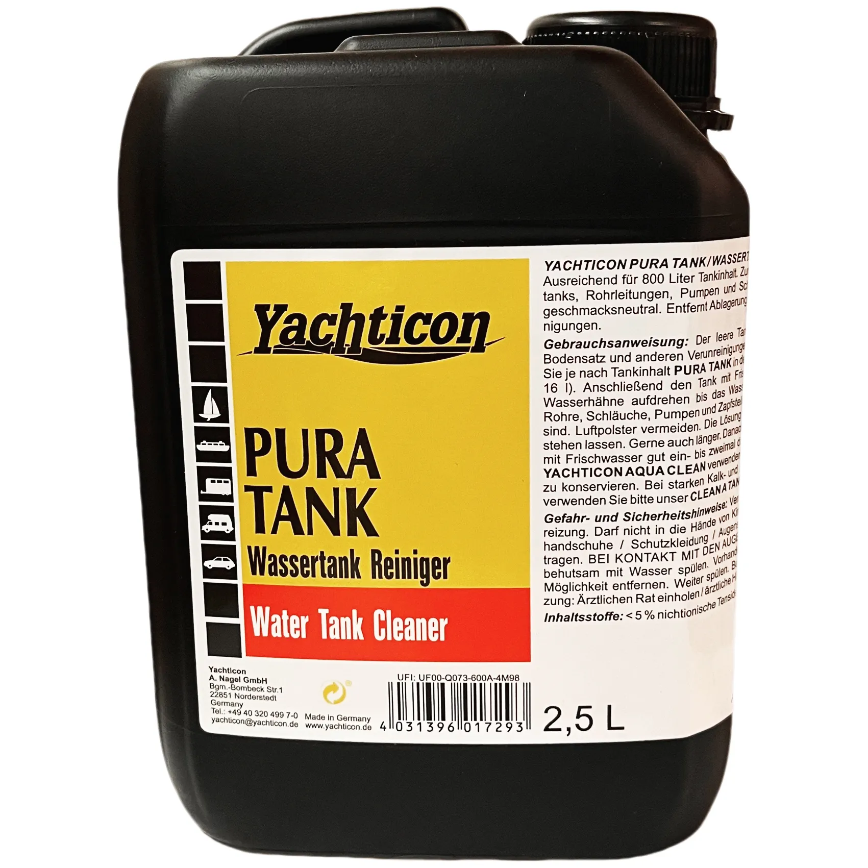 Pura Tank ohne Chlor 2500 ml 