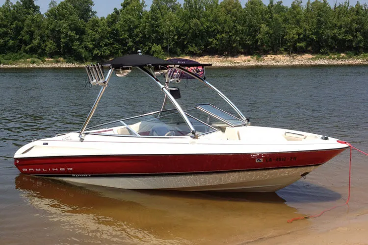 Bimini Top Schwarz für Wakeboardtower MTE